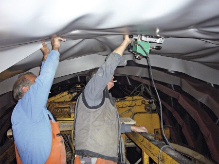 Сварочный автомат горячего воздуха COMET - применение при строительстве туннелей