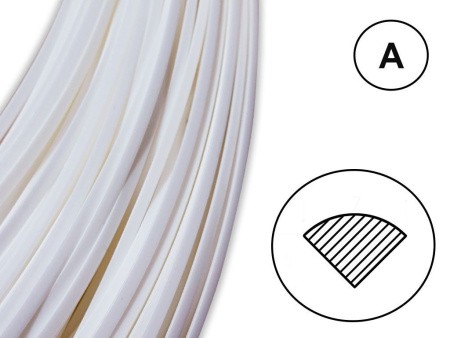 Сварочный пруток ПЭНД белый (профиль А)