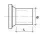 Бурт под фланец длинный PN10 SDR17 PE100 D125 Бурт под фланец длинный PN10 SDR17 PE100 D125